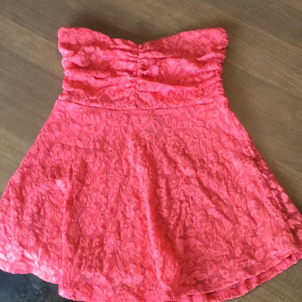 Strapless shirt